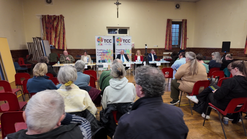 Image taken of the scene at one of TCC's accountability sessions