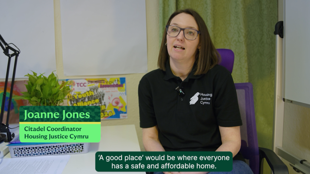 Joanne Jones delivers aims in Welsh Language