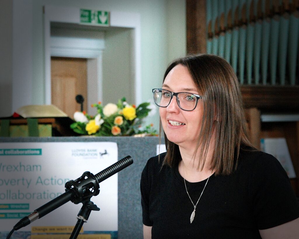 Joanne Jones Addresses WPAC Tackling Poverty Assembly