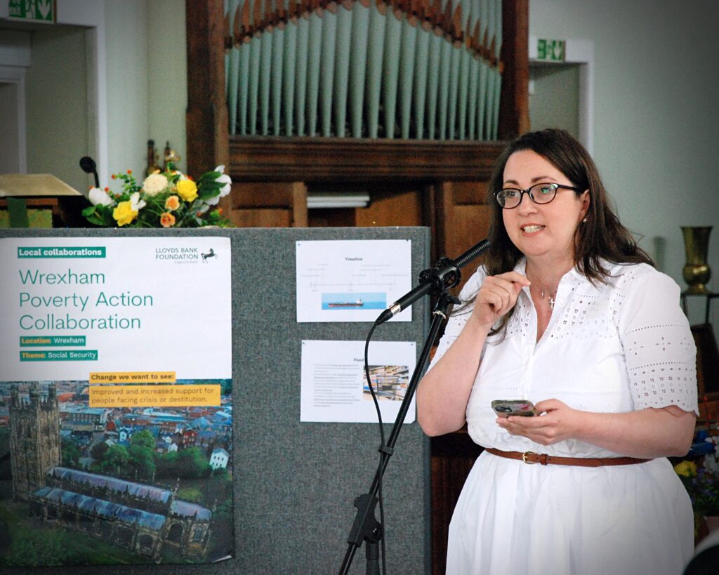 Susan Ikin Addressing the Tackling Poverty Assembly